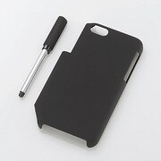 PS-A13PVTPBK [iPhone5c用シェルカバー タッチペン付 ブラック]