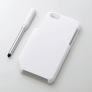 PS-A13PVTPWH [iPhone5c用シェルカバー タッチペン付 ホワイト]
