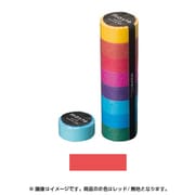 マスキングテープ ベーシック(COLORFULLY COLORFUL)/マステ (レッド/無地) MST-MKT01-RE