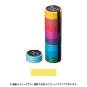 マスキングテープ ベーシック(COLORFULLY COLORFUL)/マステ/パターン (イエロー/ジグザグ) MST-MKT02-YE