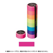 マスキングテープ ベーシック(VISIBLE NEON)/マステ (ネオンマゼンタ/無地) MST-MKT07-FPK