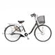 電動アシスト自転車 26型 内装3段変速 ブラウン 263AL 0010