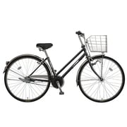 シティサイクル ケープベルト シティ 27型 内装3段変速 黒系メタリック CASBP273N
