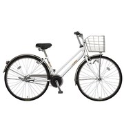 シティサイクル ケープベルト シティ 27型 内装3段変速 白系パール CASBP273N