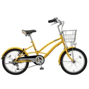 小径車（ミニベロ） ココッティ ビー 20型 外装6段変速 クロムイエロー CCBP206N