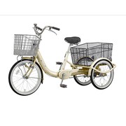 三輪自転車 サンデーラブリー 前20/後18型 変速なし チタン系メタリック SLA-H
