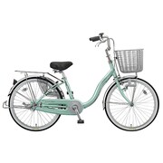 シティサイクル ティータイム ダイナモライト 22型 変速なし グリーン TT22H
