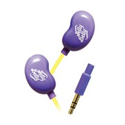 Jelly Belly カナルイヤホン パープルイエロー JB-CEP2-PUY