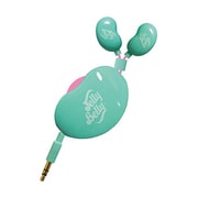 Jelly Belly コードリールイヤホン エメラルドグリーンピンク JB-MEP2-EGP