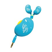 Jelly Belly コードリールイヤホン ブルーイエロー JB-MEP2-BLY