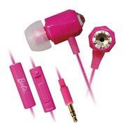 Barbie ボリュームコントローラー付カナルイヤホン Vシリーズ ダイヤモンドハウジングモデル ピンク BB-DV1-PK