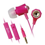 Barbie ボリュームコントローラー付カナルイヤホン Vシリーズ ツイストハウジングモデル ピンク BB-TV1-PK