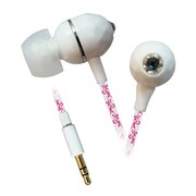 Barbie フラットコードカナルイヤホン Fシリーズ サークルハウジングモデル ホワイト BB-CF1-WH