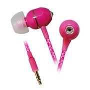Barbie フラットコードカナルイヤホン Fシリーズ サークルハウジングモデル ピンク BB-CF1-PK