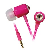 Barbie フラットコードカナルイヤホン Fシリーズ ダイヤモンドハウジングモデル ピンク BB-DF1-PK