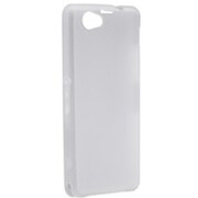 BSMPSO02FTTCR [Xperia Z1f専用 マットソフトケース 液晶保護フィルム付 マットクリア]