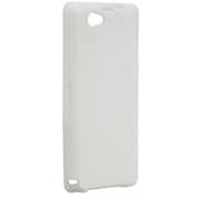 BSMPSO02FSLWH [Xperia Z1f専用 光るシリコンケース 液晶保護フィルム付 ホワイト]