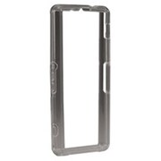 BSMPSO02FTBCBK [Xperia Z1f専用 ソフトバンパー 液晶&背面保護フィルム付 クリアブラック]