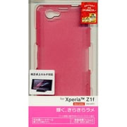 0371SO02F [Xperia(TM) Z1f(SO-02F)専用 ハードケース　ラメクリアピンク]