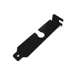 ロープロファイル用 穴付スロットカバー 1枚入 黒 N-PCIK-LPB