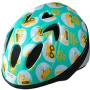 スプラッシュハート S ハタラククルマ ブルー グリーン [自転車用ヘルメット Sサイズ（52～56cm） 使用年齢目安：3～6歳頃 安全規格 SG/CEマーク]