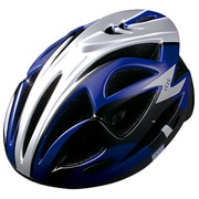 自転車用ヘルメット フリーサイズ(54~61cm) 使用年齢目安:6歳~大人 スパーキー ブルー/シルバー フリーサイズ