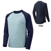1104718 [WIC.ラグランロングスリーブT Men's ダークネイビー×アイスグリーン DN/IG サイズ XL]