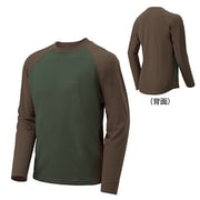 1104718 [WIC.ラグランロングスリーブT Men's カーキ×カーキグリーン KH/KG サイズ M]