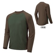 1104718 [WIC.ラグランロングスリーブT Men's カーキ×カーキグリーン KH/KG サイズ L]