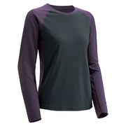 1104719 [WIC.ラグランロングスリーブT Women's エッグプラント×ダークチャコール EP/DC サイズ M]