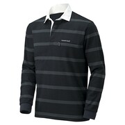 WIC.ラガーシャツ ロングスリーブ Men's 1104782 ブラック(BK) Lサイズ [アウトドア シャツ メンズ]