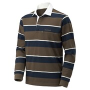 1104782 WIC ラガーシャツ L/S M'S KH/DN M [カーキ×ダークネイビー]