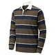 1104782 WIC ラガーシャツ L/S M'S KH/DN XL [カーキ×ダークネイビー]