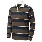 1104782 WIC ラガーシャツ L/S M'S KH/DN XL [カーキ×ダークネイビー]