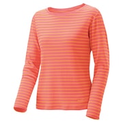 1104819 WIC ボーダーL/S T W'S COPK S [コーラルピンク]
