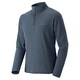 1104820 WIC B L/S ジップシャツ M'S CHGY L [チャコールグレー]