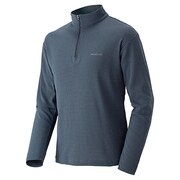 1104820 WIC B L/S ジップシャツ M'S CHGY L [チャコールグレー]