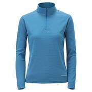 1104821 WIC B L/S ジップシャツ W'S BL S [ブルー]