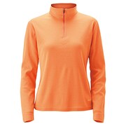 1104821 WIC B L/S ジップシャツ W'S COPK L [コーラルピンク]