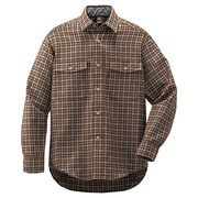 1104863 [メリノウール トレールシャツ Men's シールブラウン SEBN サイズ M]