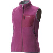 1106480 [クリマプラス100 ジップベスト Women's M ダスティープラム]