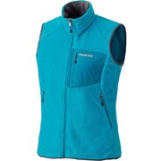 1106480 [クリマプラス100 ジップベスト Women's L ピーコックブルー]