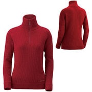 1106508 [ミッテルレギ ハーフジップ セーター Women's L ガーネット]
