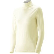 1107266 [スーパーメリノウール L.W.タートルネックシャツ Women's アイボリー IV サイズ L]