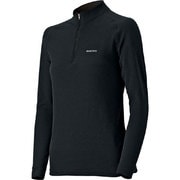 1107528 [ジオライン M.W.ハイネックシャツ Women's ブラック BK サイズ M]