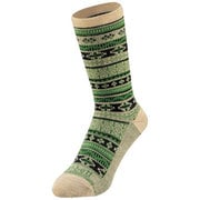 メリノウール ジャカードソックス Women's 1108756 タン Mサイズ [アウトドア ソックス]