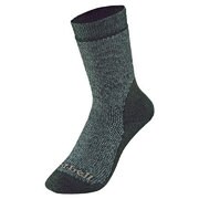 1108887 [メリノウール トレッキングソックス Women's DGN ダークグリーン S 21～23cm]