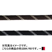 1129112 [シューレース フラット ロング 180 BK/RD ブラック×レッド]