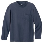 2104172 [ウォッシュアウト ペアスキンコットン ロングスリーブT インディゴ IND XL]