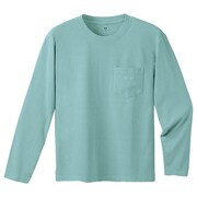 2104172 [ウォッシュアウト ペアスキンコットン ロングスリーブT ジェード JD M]